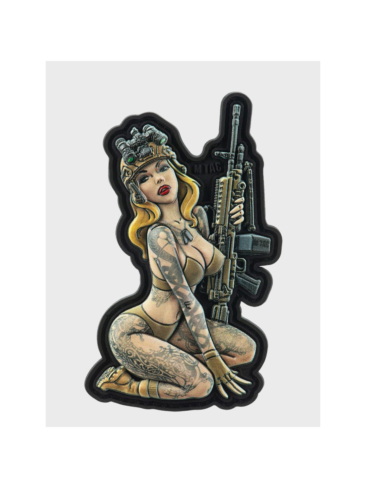 M-TAC Naszywka Tactital Girl Nr5 Skandinavik PVC 8,7x5 cm