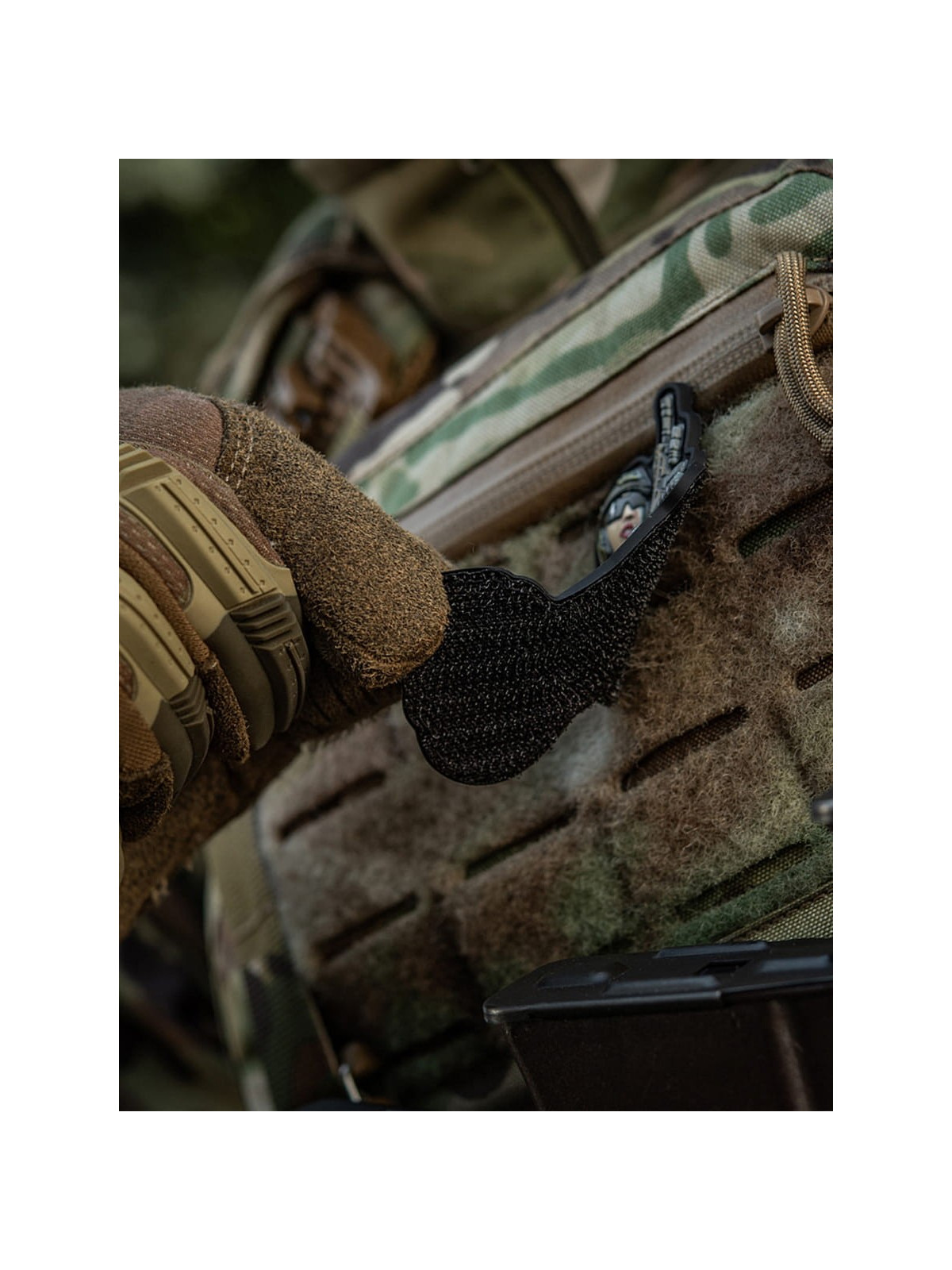M-TAC Naszywka Tactical Girl Nr4 Tattoo Panther Czarna