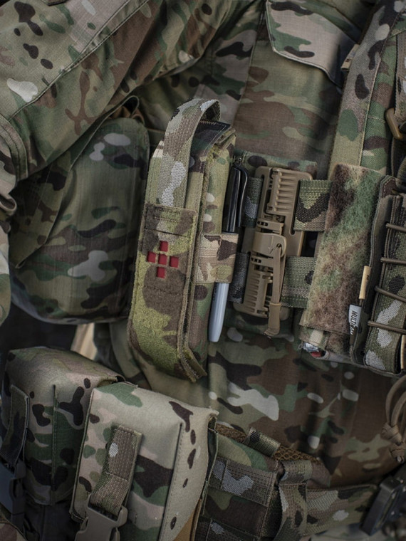 M-TAC Ładownica na opaskę uciskową CAT zamknięta rzep molle multicam