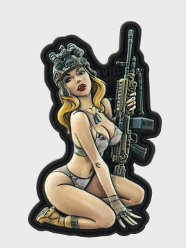 M-TAC Naszywka Tactital Girl Nr5 PVC 8,7 x 5 cm