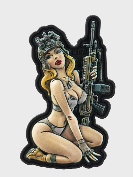 M-TAC Naszywka Tactital Girl Nr5 PVC 8,7 x 5 cm