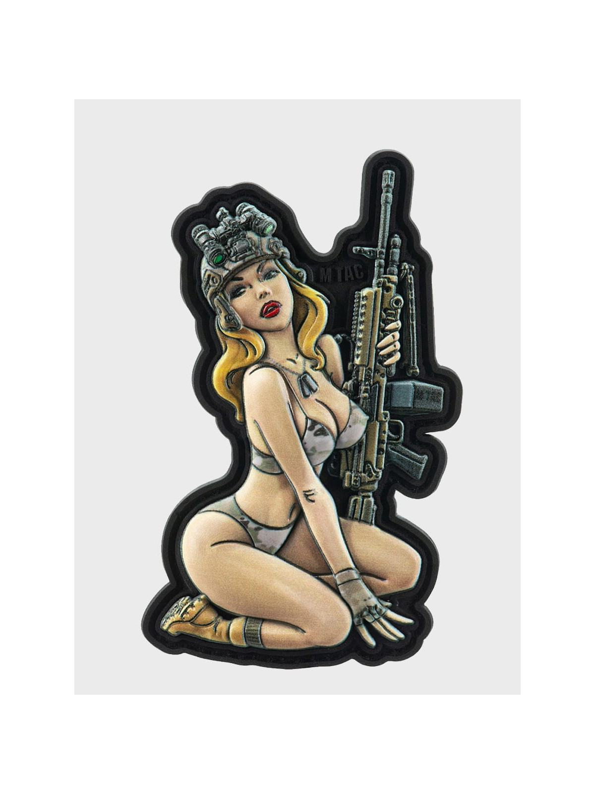 M-TAC Naszywka Tactital Girl Nr5 PVC 8,7 x 5 cm