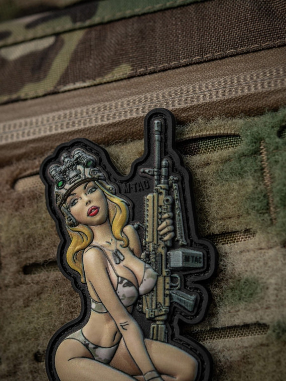 M-TAC Naszywka Tactital Girl Nr5 PVC 8,7 x 5 cm
