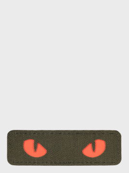 M-TAC Naszywka Kocie Oczy CAT EYES LASER Cut Zielono-czerwona Fluorescencyjna