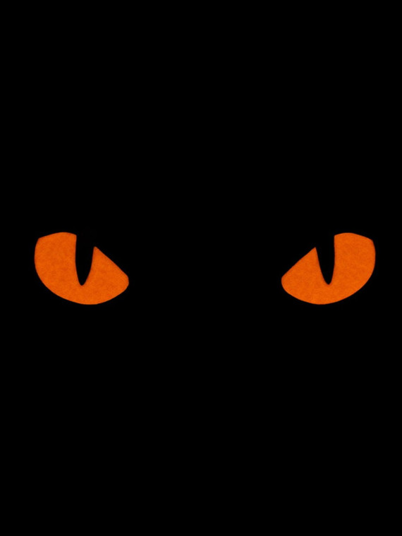 M-TAC Naszywka Kocie Oczy CAT EYES LASER Cut Zielono-czerwona Fluorescencyjna