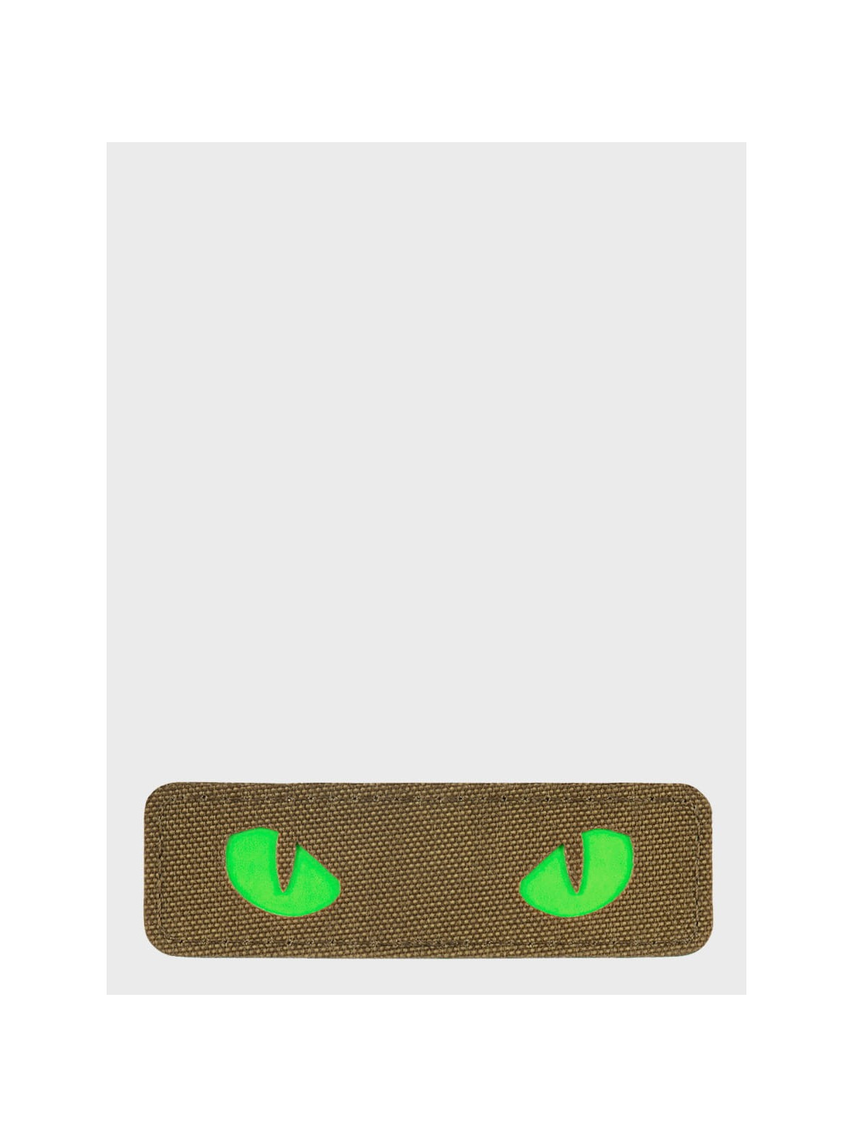M-TAC Naszywka Kocie Oczy CAT EYES LASER Cut Coyote-zielona Fluorescencyjna