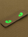 M-TAC Naszywka Kocie Oczy CAT EYES LASER Cut Coyote-zielona Fluorescencyjna
