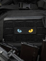 M-TAC Naszywka Kocie Oczy CAT EYES LASER Cut Czarno-żółto-niebieska Fluorescencyjna