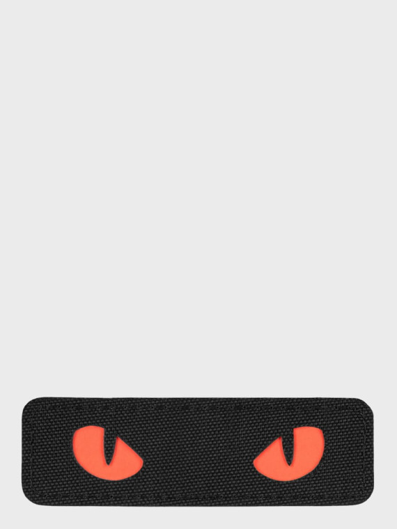M-TAC Naszywka Kocie Oczy CAT EYES LASER Cut Czarno-czerwona Fluorescencyjna