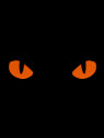 M-TAC Naszywka Kocie Oczy CAT EYES LASER Cut Czarno-czerwona Fluorescencyjna