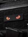 M-TAC Naszywka Kocie Oczy CAT EYES LASER Cut Czarno-czerwona Fluorescencyjna