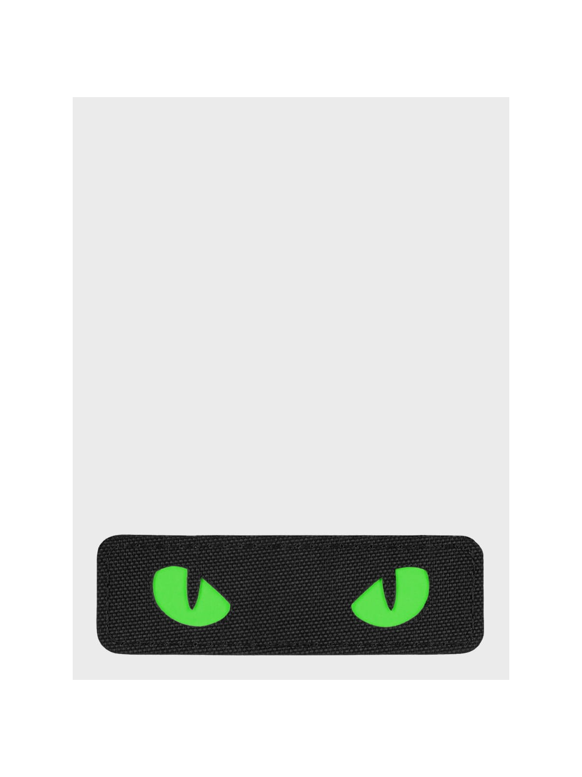 M-TAC Naszywka Kocie Oczy CAT EYES LASER Cut Czarno-zielona Fluorescencyjna