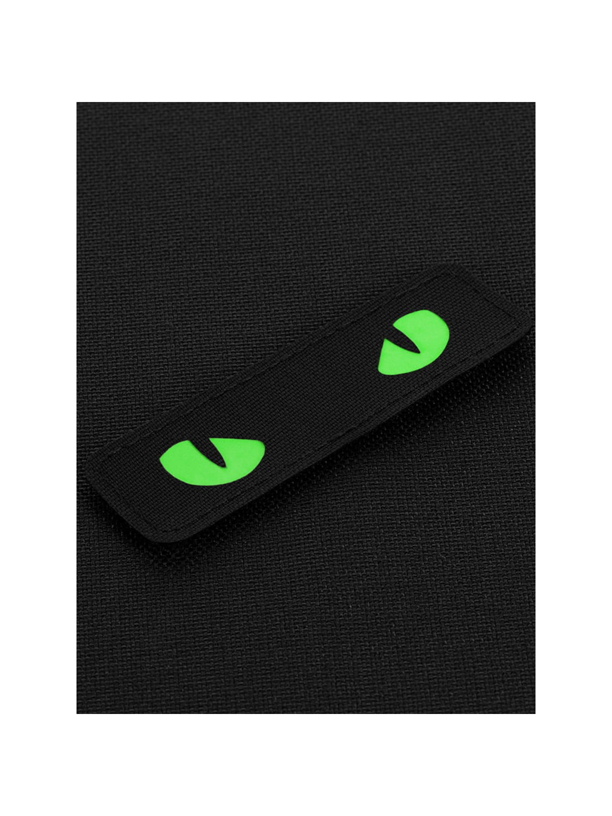 M-TAC Naszywka Kocie Oczy CAT EYES LASER Cut Czarno-zielona Fluorescencyjna