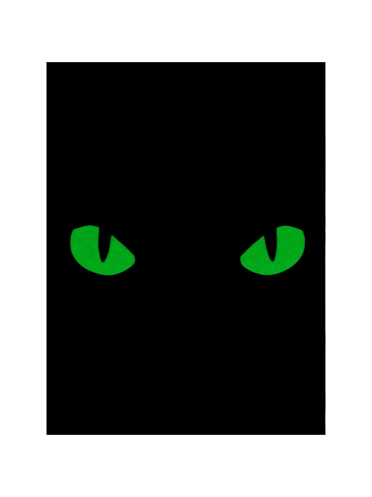 M-TAC Naszywka Kocie Oczy CAT EYES LASER Cut Czarno-zielona Fluorescencyjna