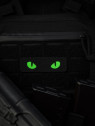M-TAC Naszywka Kocie Oczy CAT EYES LASER Cut Czarno-zielona Fluorescencyjna