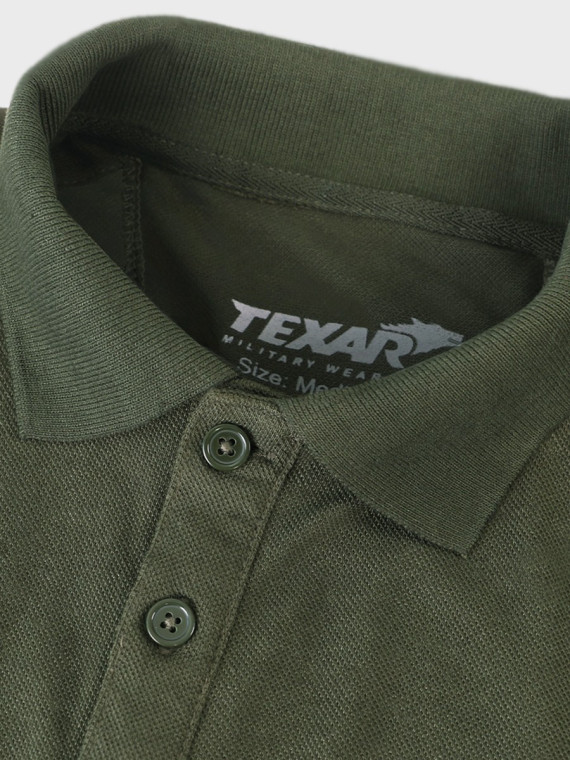 TEXAR KOSZULKA POLO WOJSKOWA WP wzór 304A/MON OLIWKOWA/WZ.93 XS