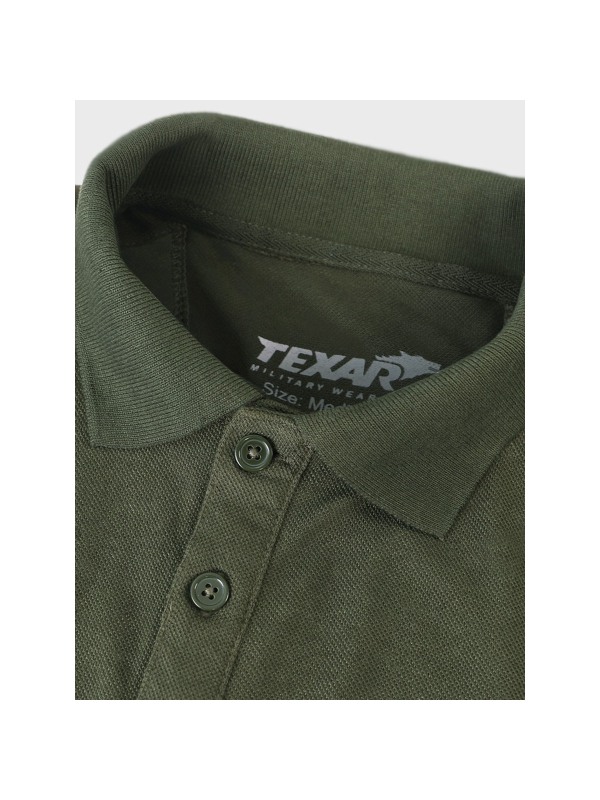 TEXAR KOSZULKA POLO WOJSKOWA WP wzór 304A/MON OLIWKOWA/WZ.93 XS
