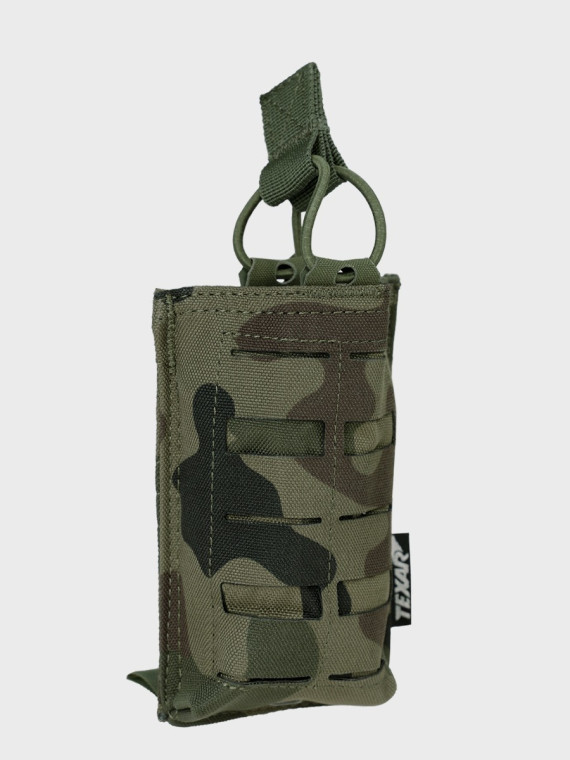 TEXAR Potrójna Ładownica na Magazynki Typu Open MAG 1 Molle PL Camo WZ.93