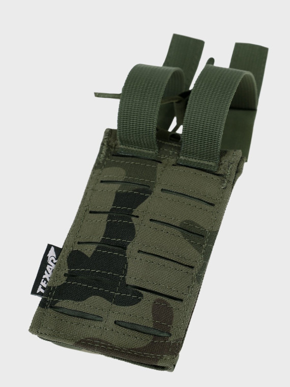 TEXAR Potrójna Ładownica na Magazynki Typu Open MAG 1 Molle PL Camo WZ.93