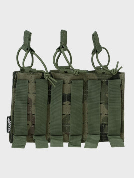 TEXAR Potrójna Ładownica na Magazynki Typu Open MAG 3 Molle PL Camo WZ.93 