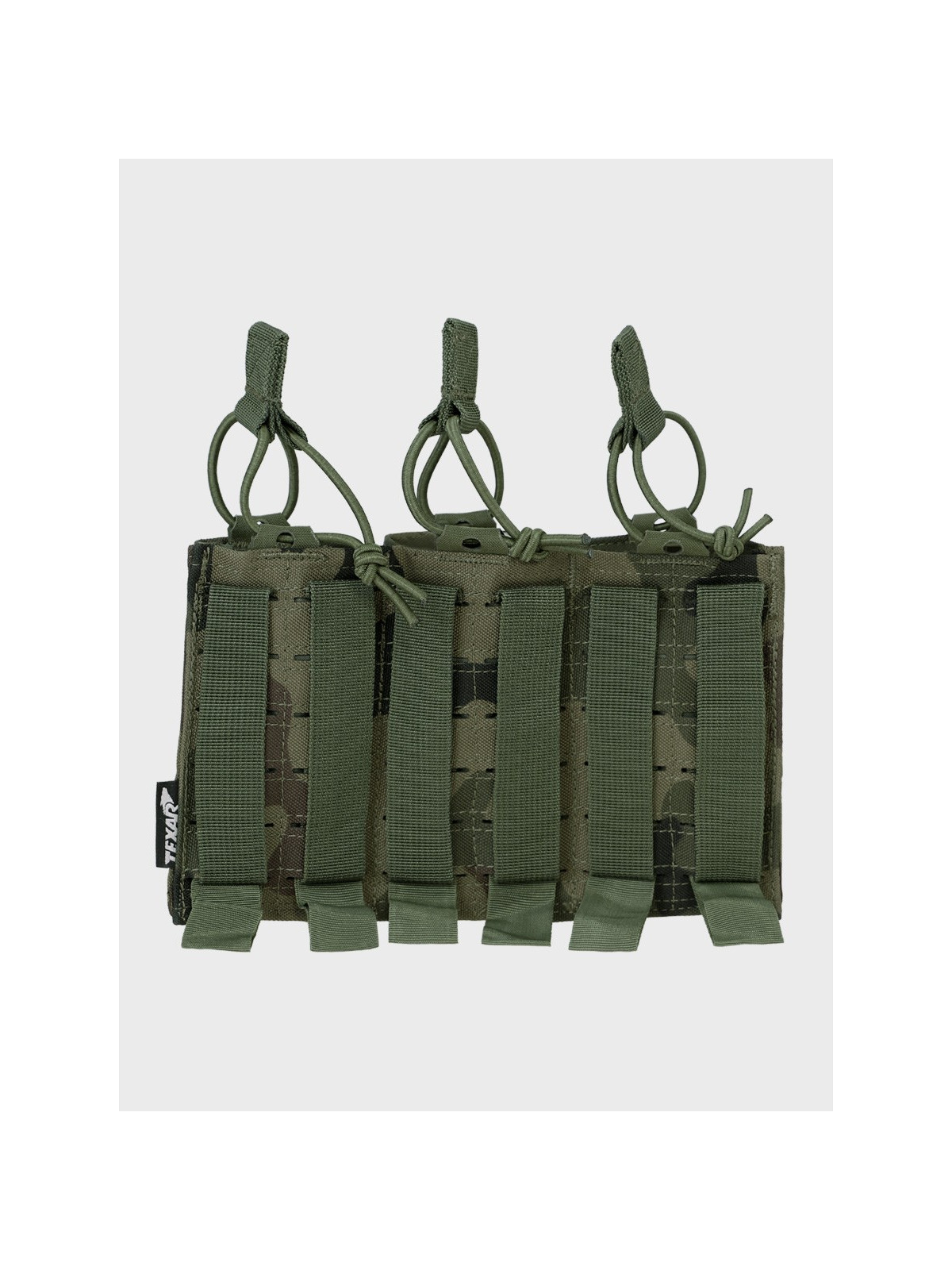 TEXAR Potrójna Ładownica na Magazynki Typu Open MAG 3 Molle PL Camo WZ.93 