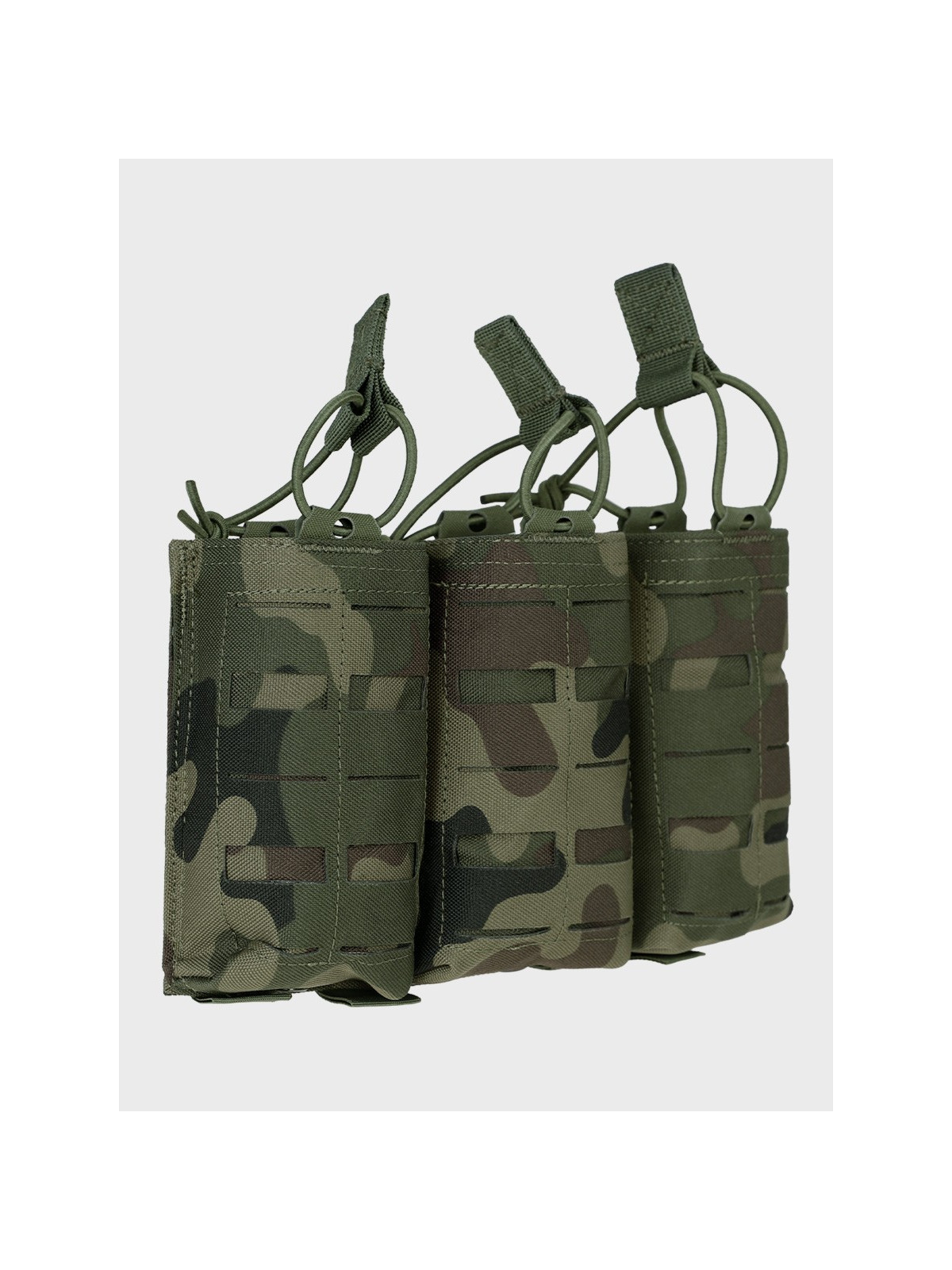 TEXAR Potrójna Ładownica na Magazynki Typu Open MAG 3 Molle PL Camo WZ.93 