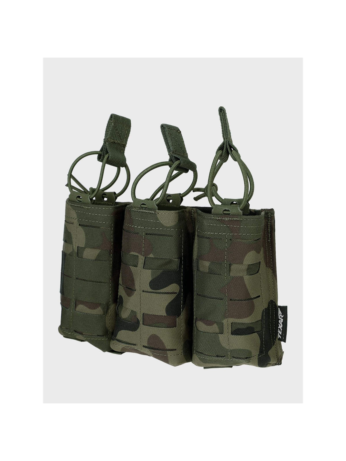 TEXAR Potrójna Ładownica na Magazynki Typu Open MAG 3 Molle PL Camo WZ.93 