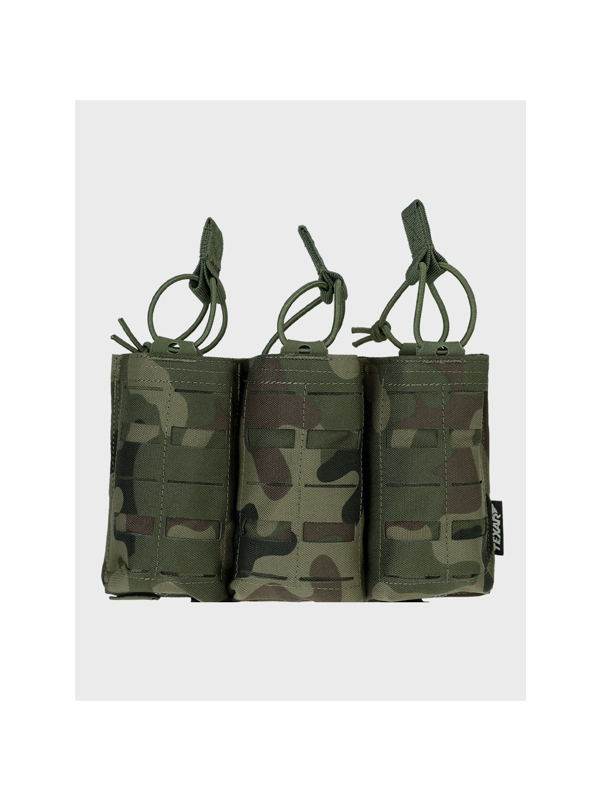 TEXAR Potrójna Ładownica na Magazynki Typu Open MAG 3 Molle PL Camo WZ.93 
