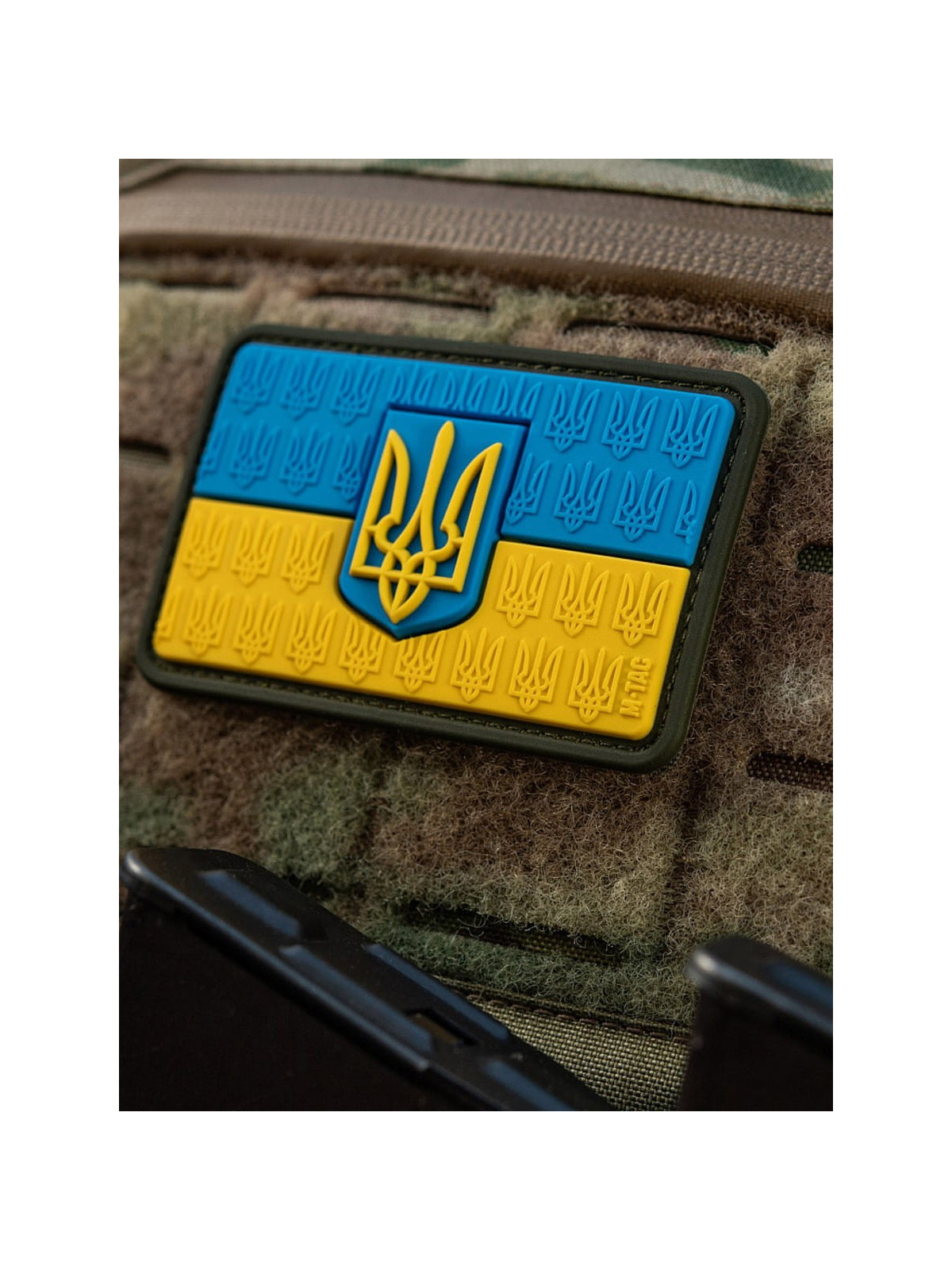 M-TAC Naszywka 3D flaga Ukrainy z herbem PVC Rzep