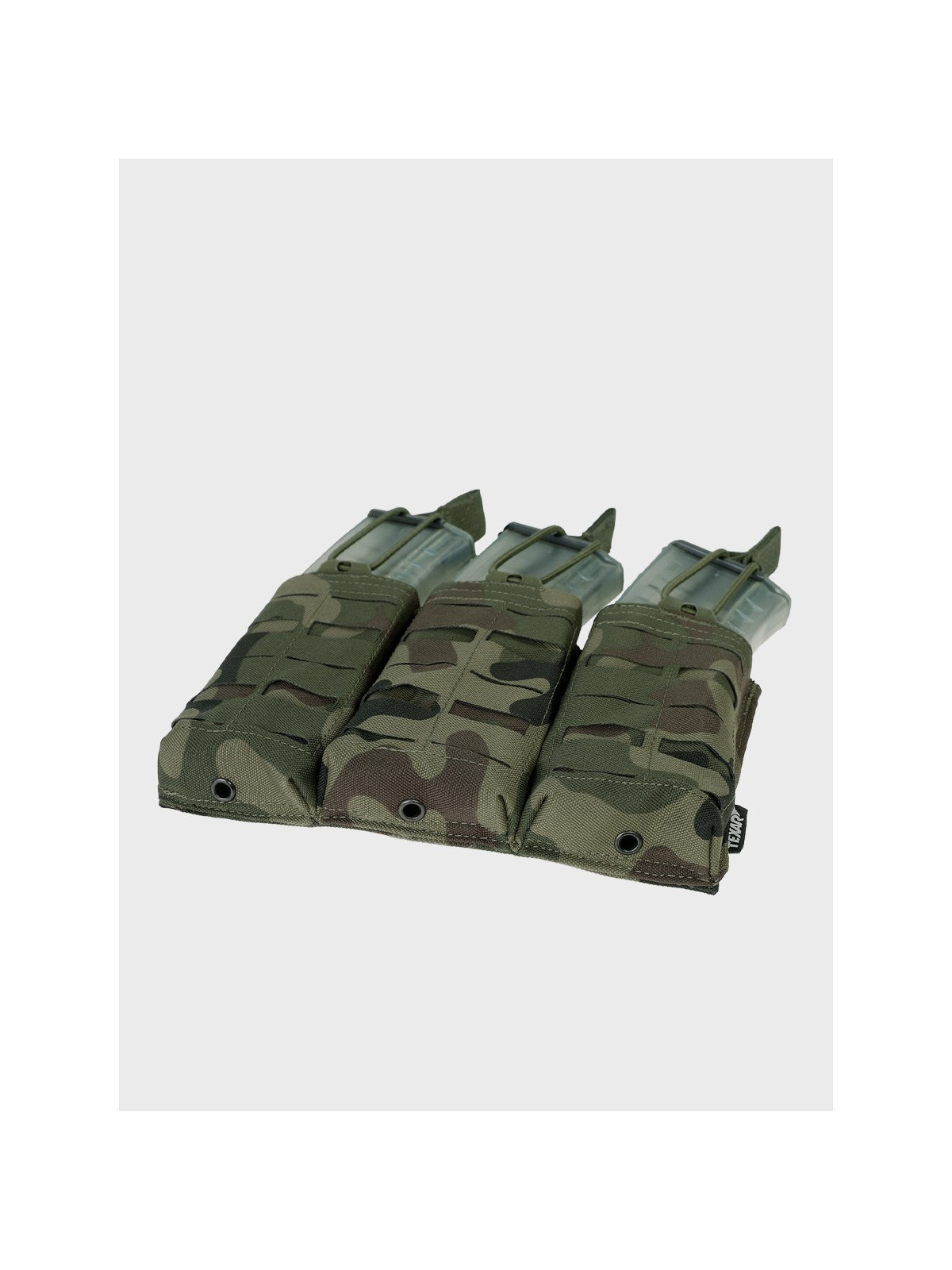 TEXAR Potrójna Ładownica na Magazynki Typu Open MAG 3 Molle PL Camo WZ.93 