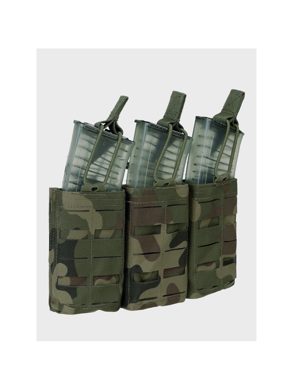 TEXAR Potrójna Ładownica na Magazynki Typu Open MAG 3 Molle PL Camo WZ.93 