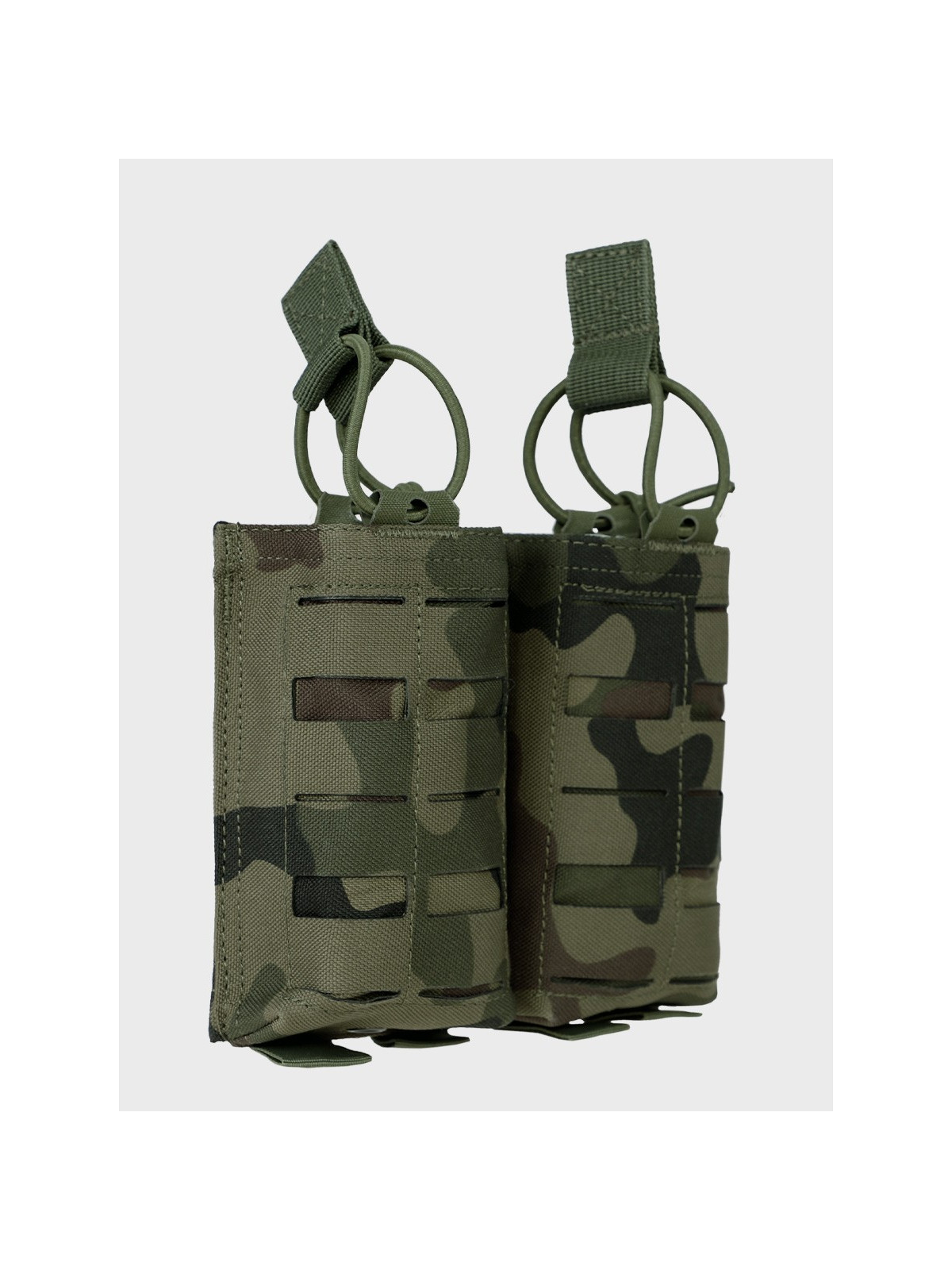 TEXAR Podwójna Ładownica na Magazynki Typu Open MAG 2 Molle PL Camo WZ.93