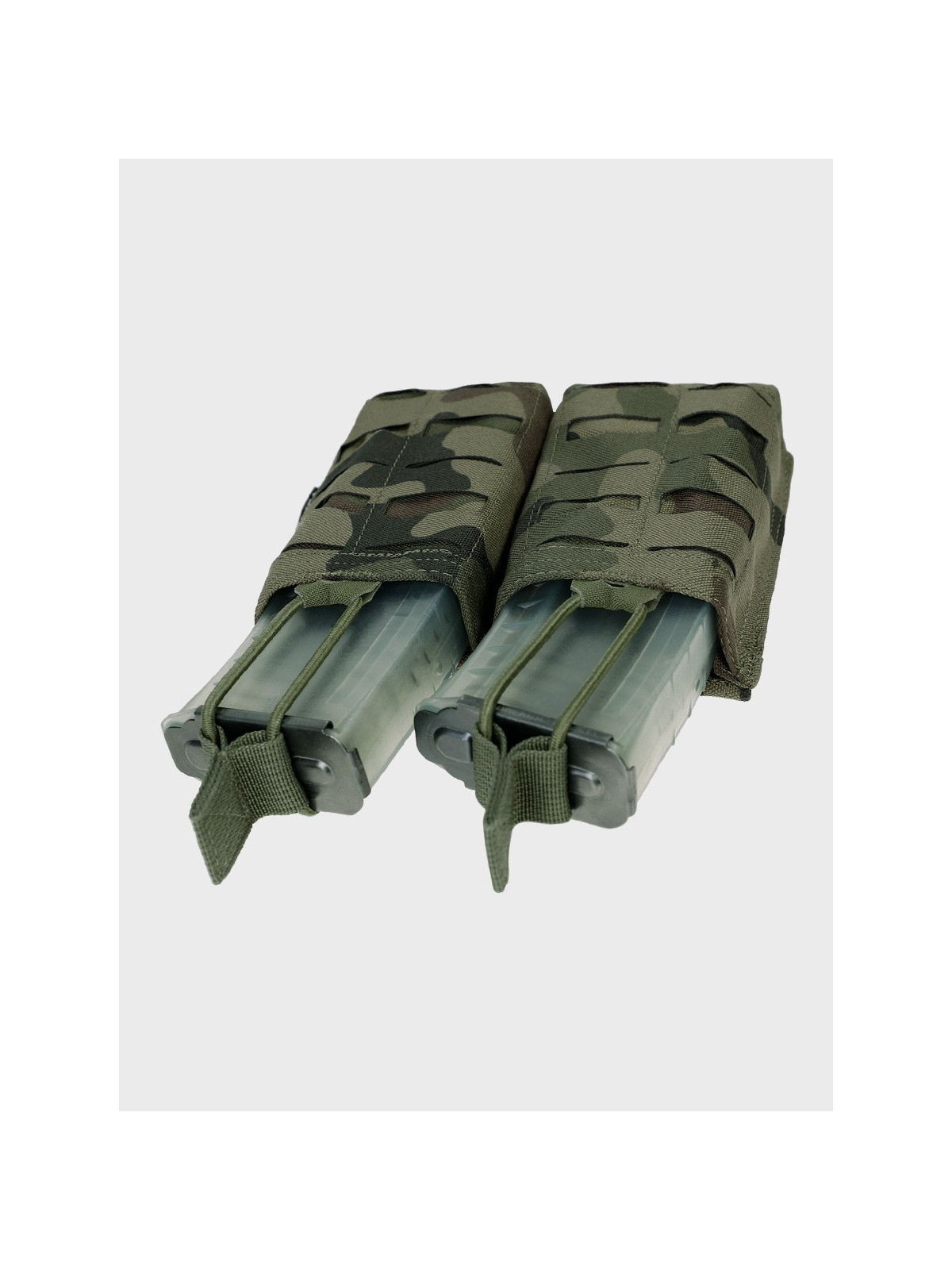 TEXAR Podwójna Ładownica na Magazynki Typu Open MAG 2 Molle PL Camo WZ.93