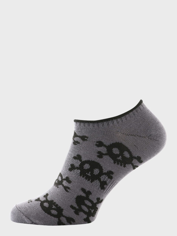 M-TAC SKARPETY STOPKI LETNIE LEKKIE PIRATE SKULL SZARE 43-46