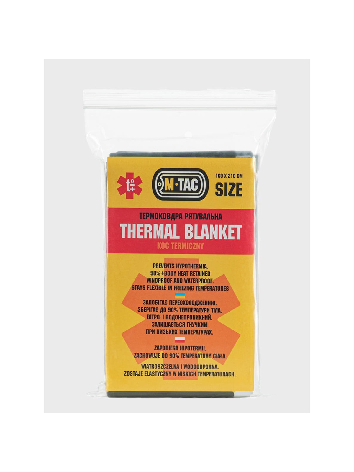 M-TAC Koc termiczny folia  życia Thermal Blanket oliwkowy