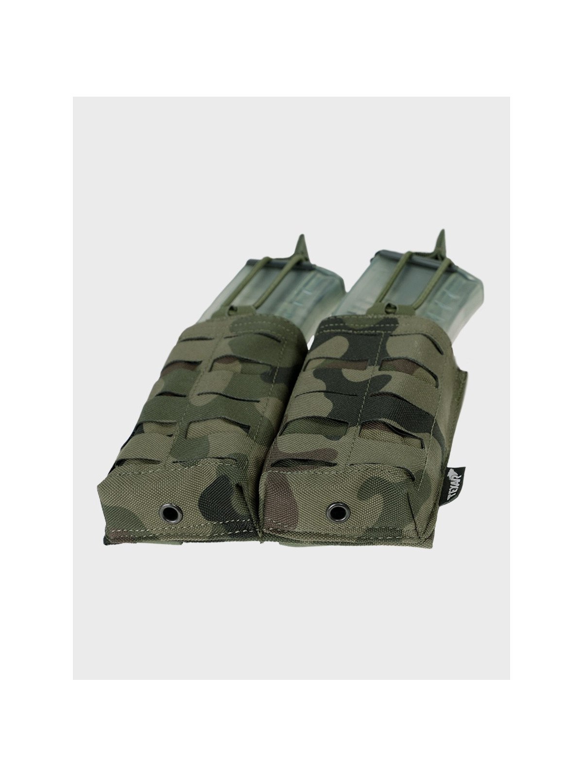TEXAR Podwójna Ładownica na Magazynki Typu Open MAG 2 Molle PL Camo WZ.93