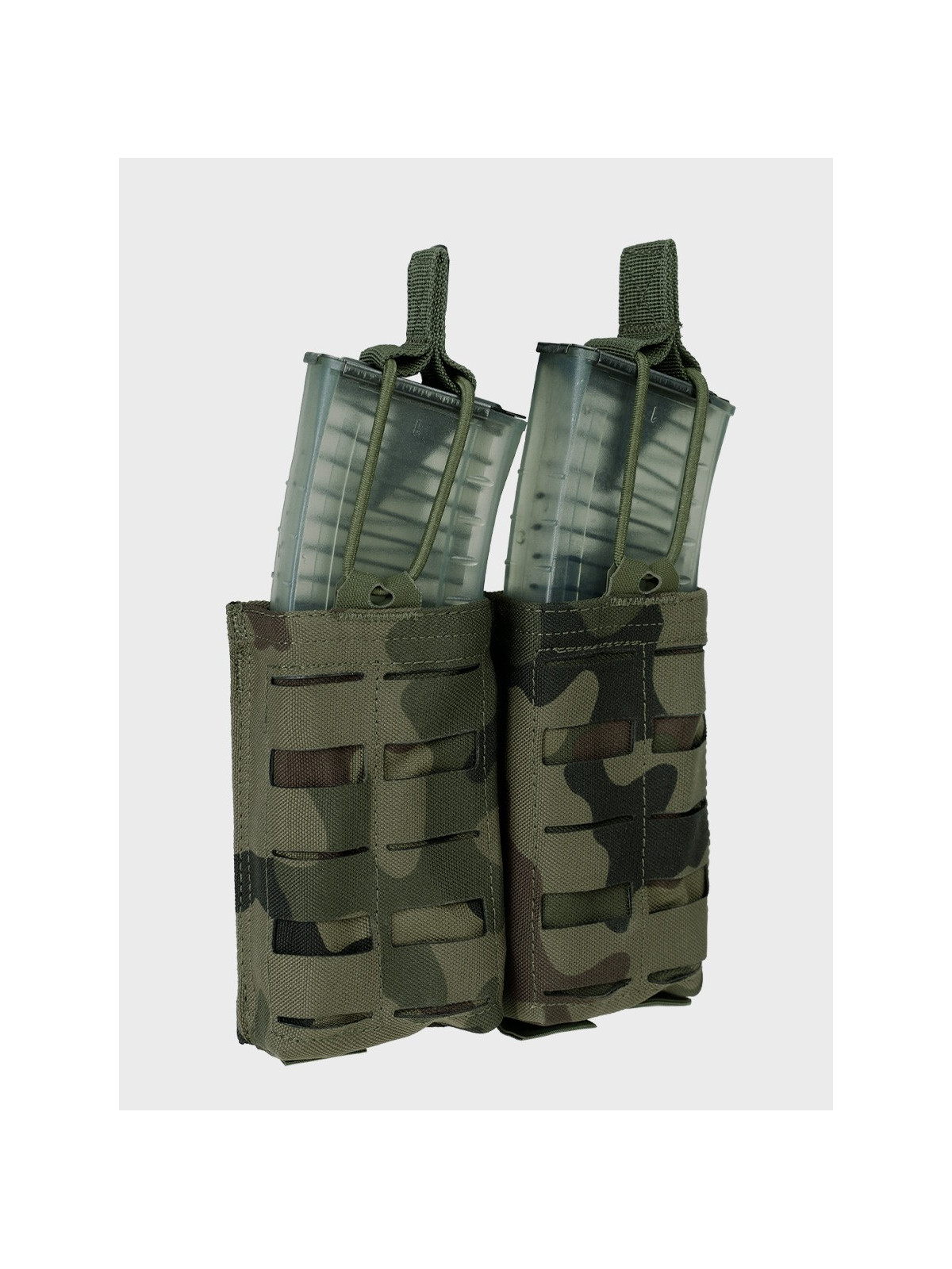 TEXAR Podwójna Ładownica na Magazynki Typu Open MAG 2 Molle PL Camo WZ.93