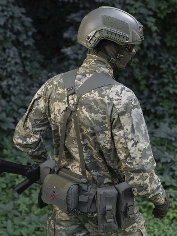 M-TAC Szelki do Pasa Taktycznego Laser Cut Long MOLLE Oliwkowe