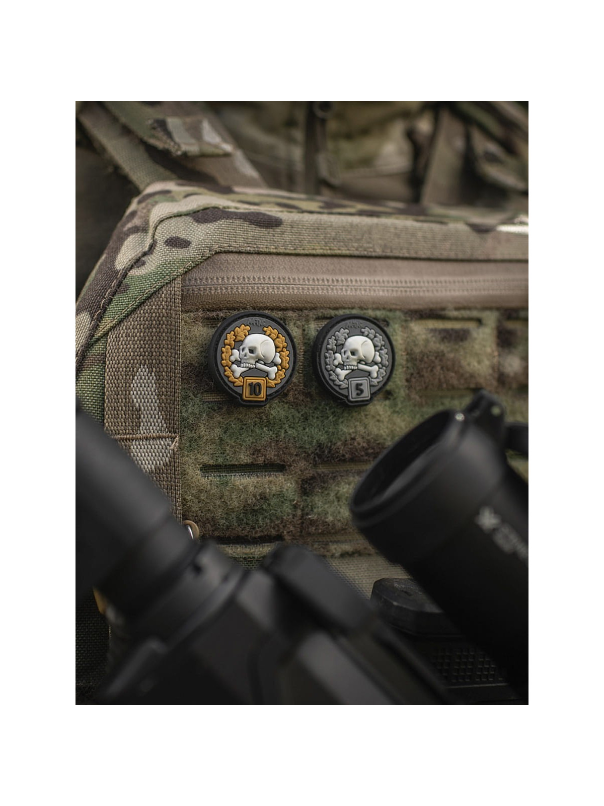 M-TAC Naszywka Frag 10 PVC Czarno-złota