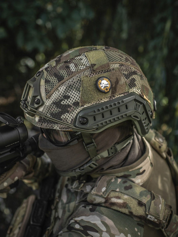 M-TAC Naszywka Frag 10 PVC Czarno-złota
