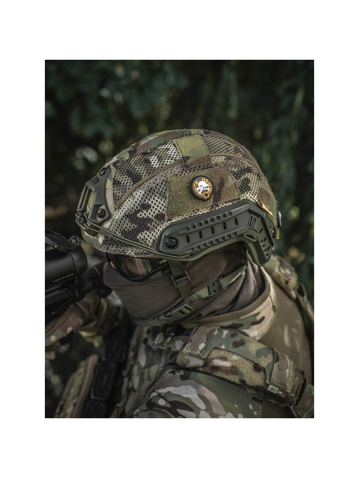 M-TAC Naszywka Frag 10 PVC Czarno-złota
