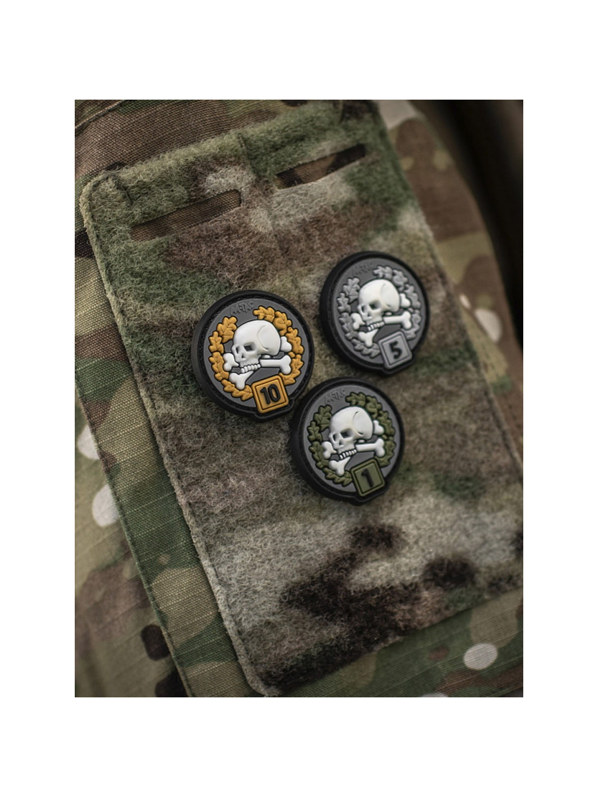 M-TAC Naszywka Frag 10 PVC Czarno-złota