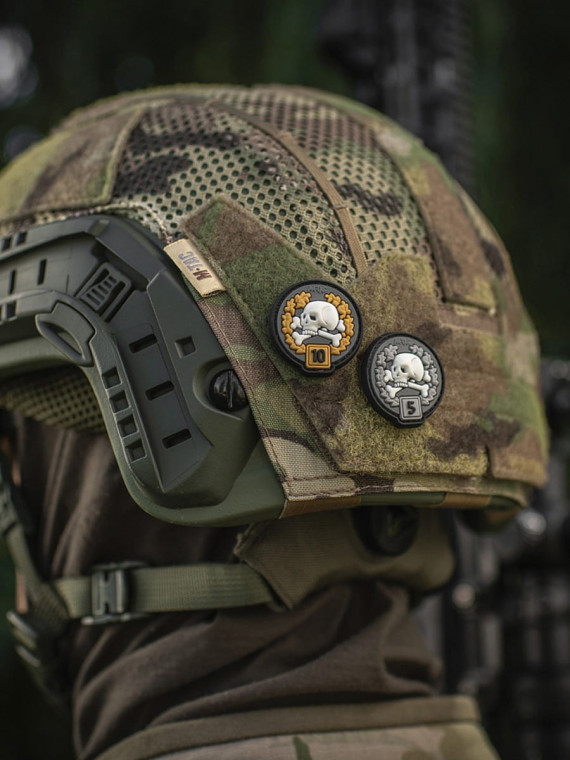 M-TAC Naszywka Frag 10 PVC Czarno-złota