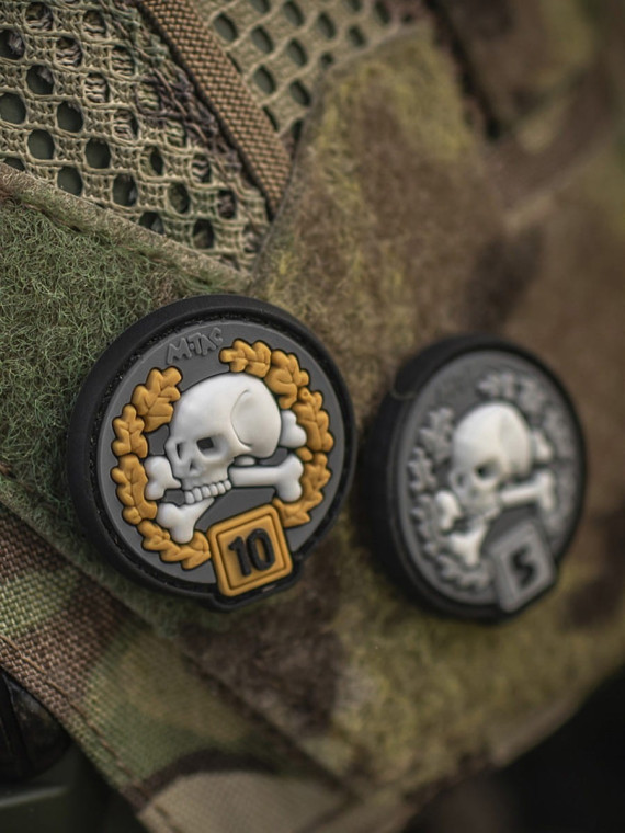 M-TAC Naszywka Frag 10 PVC Czarno-złota