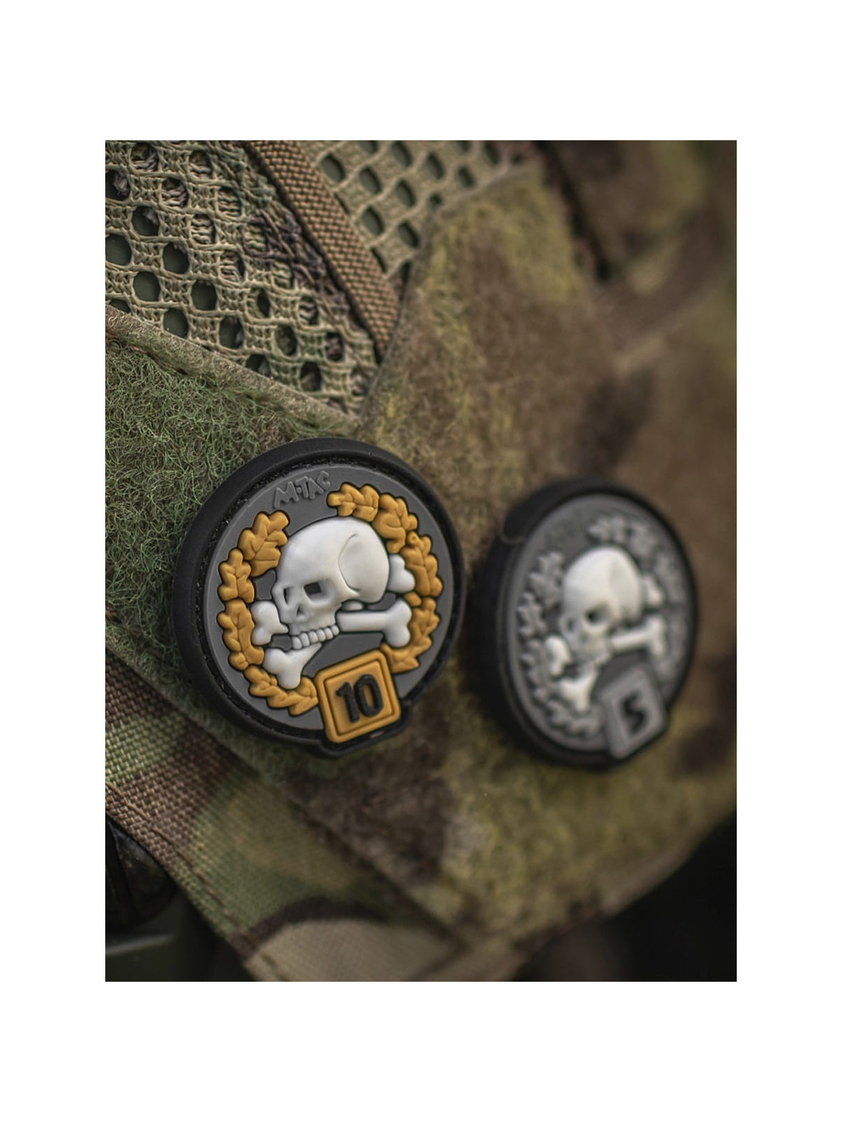 M-TAC Naszywka Frag 10 PVC Czarno-złota