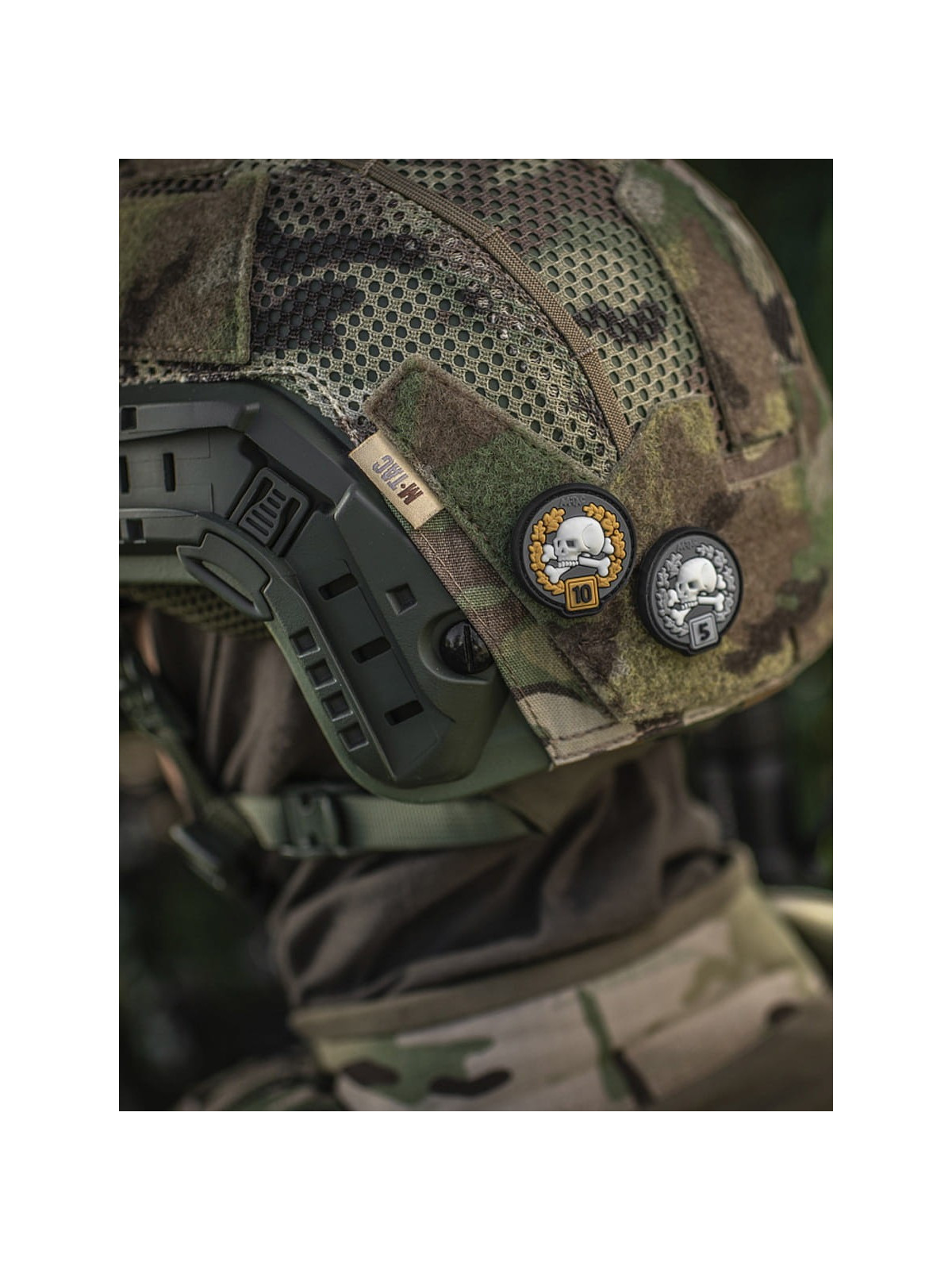 M-TAC Naszywka Frag 10 PVC Czarno-złota