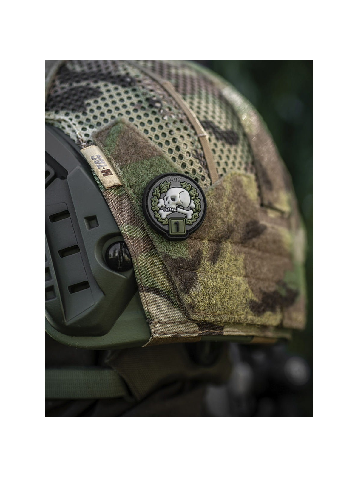 M-TAC Naszywka Frag 1 PVC Czarno-oliwkowa