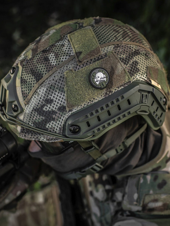 M-TAC Naszywka Frag 1 PVC Czarno-oliwkowa
