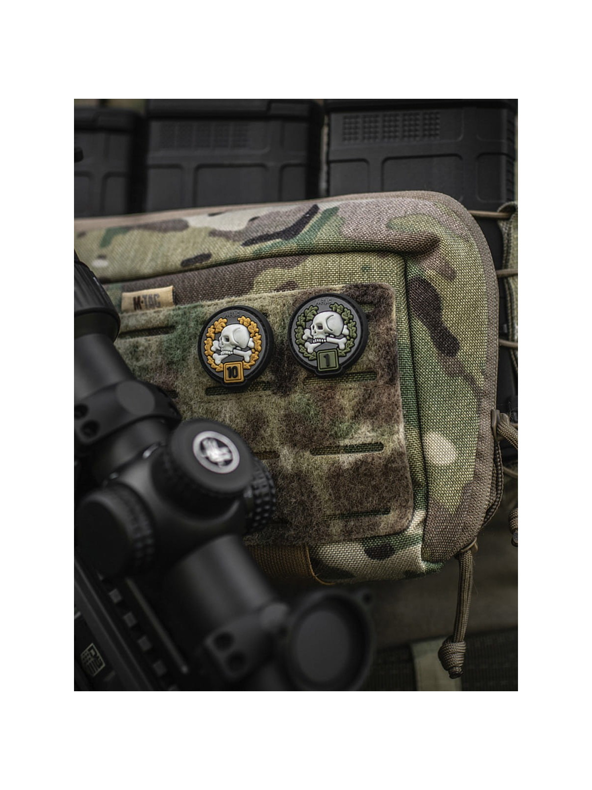 M-TAC Naszywka Frag 1 PVC Czarno-oliwkowa