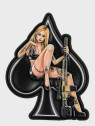 M-TAC NASZYWKA 3D LADY OF SPADES PVC CZARNA